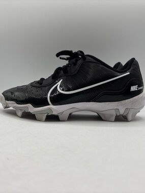 Nike Alpha Huarache 4 Keystone Youth Size 3.5Y Black DJ6525-002 Baseball Cleats